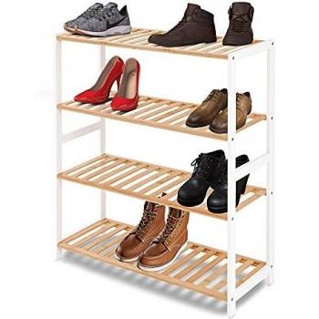 4-Tier Shoe Stand for Hallway and Bedroom