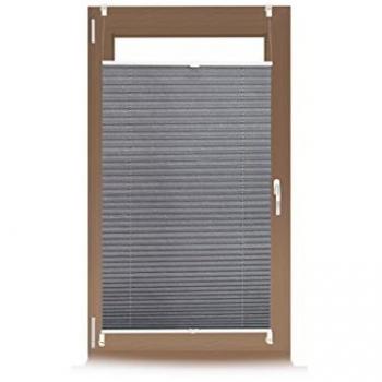 Tenda a Rullo con Montaggio Adesivo Grigia 60 x 130 cm