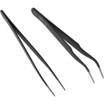 Pinza Curvada para Joyas y Rebordes