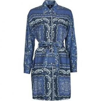 Liu Jo Kurzes Kleid mit blauen Prints