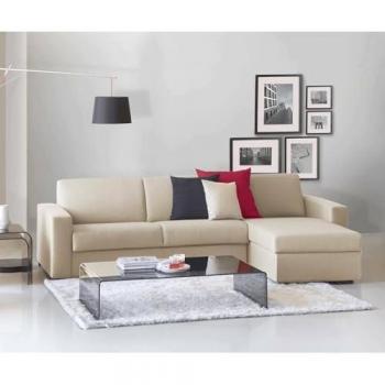 Conforto Esquina Alisea Sofá Cama 100% Italiano, Contenedor Reversible