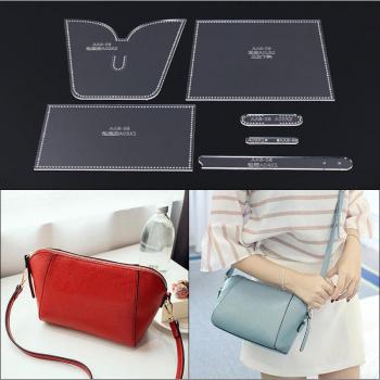 Acrylic Stencil Template for DIY Leather Handbag