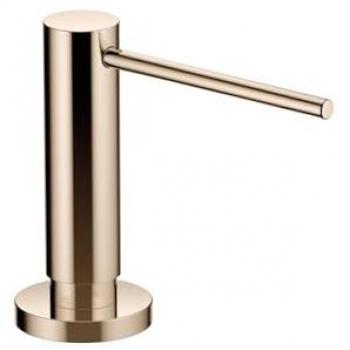 Dornbracht Spender mit Rosette 22kt Gold Ausladung 124mm