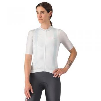 Fantasia Blanca Maillot de Manga Corta, Talla Media – Castelli