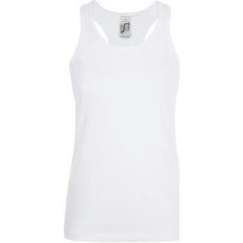 SOLS Ladies Justin Sleeveless Blouse (White)