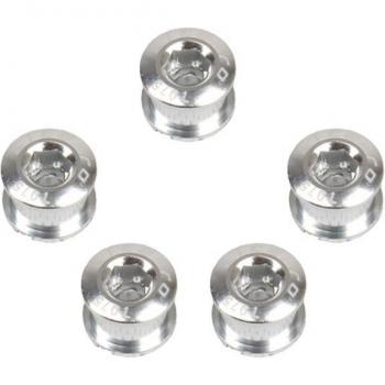 Couronne de vélo en aluminium, vis de plateau 6,5 mm, 5 pièces