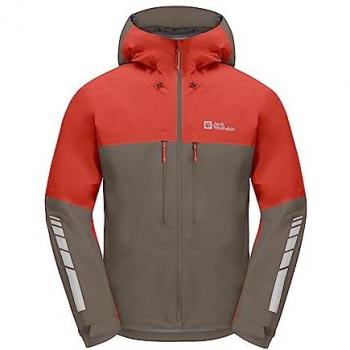 Giacca Morobbia 3L Jack Wolfskin rosso marrone