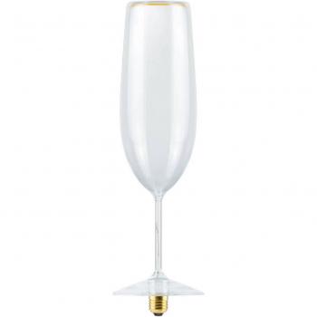 SEGULA E27 4W Floating Champagne LED Bulb, Dimmable