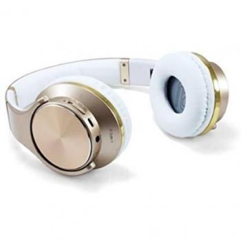 Conceptronic CHSPBTNFCSPKG auriculares para móvil Binaural Diadema Oro, Blanco