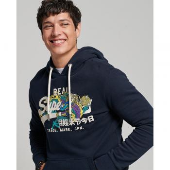 Hombre Vintage Logo Capucha Superdry