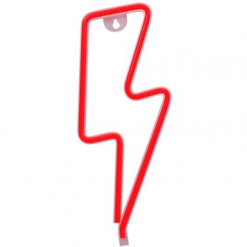 Luz Neon Forever Rayo Rojo con USB