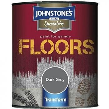 Johnstones Dark Grey Floor Paint for Garage, 750 ml