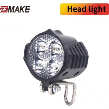 ZEMAKE BiciBrillo 12-60V con Audio y Faros