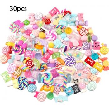 Bijoux Scraps & Phonecase – 50 pièces résine