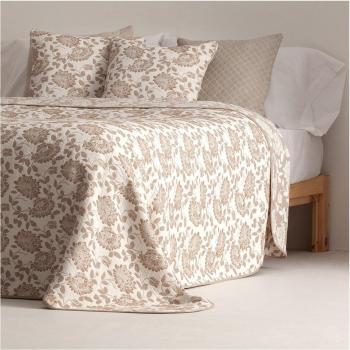 Colcha “Mombasa” reversa, diseño floral ligero para entretiempo