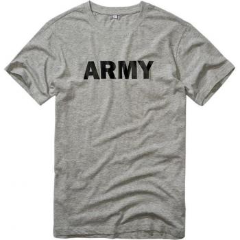 T‑Shirt manches courtes Brandit – militaire gris chiné – S / XXL – homme