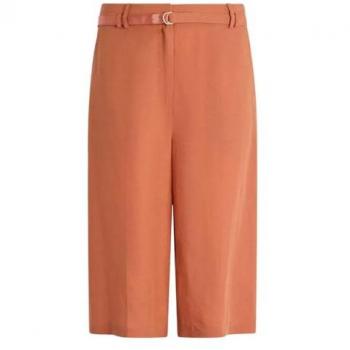 Liu Jo Orange Leinen-Bermuda