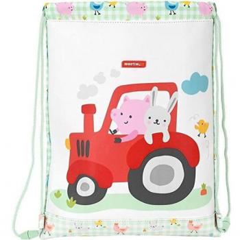 SAFTA SACO PLANO JUNIOR GRANJA GUARDERIA FACIL LIMPIEZA SAFTA GRANJA 1x26x34 Cms
