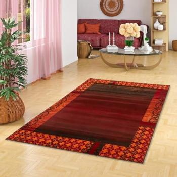 Pergamon Rechteckiger Velours Teppich Samba, 13 mm dick