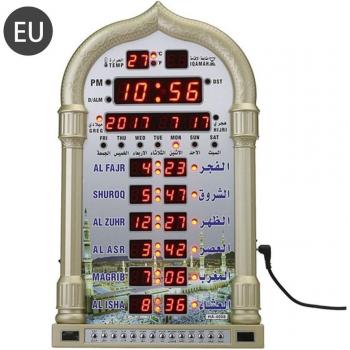 Horloge de prière Azan avec calendrier islamique
