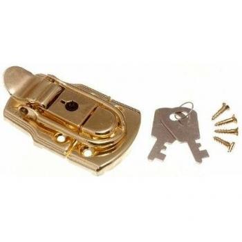 Trunk Catch with Locking Clasp and 2 Keys 72mm 45mm