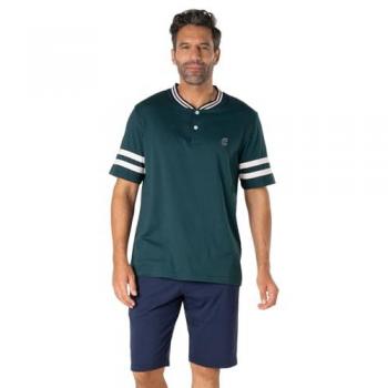 Pyjama court homme en coton Club Eminence coloré
