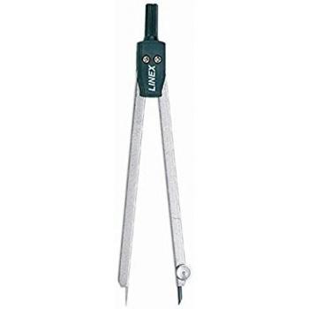 LINEX Zirkel 14 cm, silber, inklusive Minen, Soft Cover