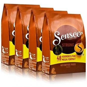 Senseo Dark Roast Coffee Pods, Pack of 4, 4 x 48 Pods