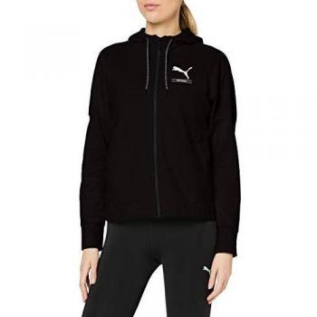 PUMA Sudadera Nu-Tility FZ Hoody para Mujer en Negro Talla S