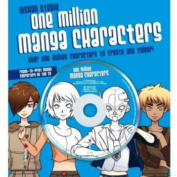 One Million Manga Characters: Over One Million Characters to Create and Colour!
