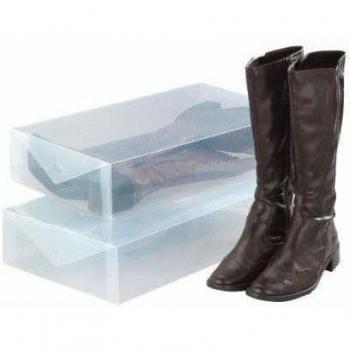 Set 2 Scatole per Stivali WENKO, 30 x 11 x 52 cm