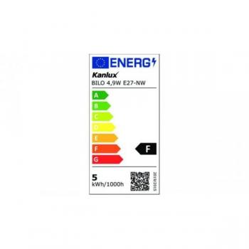 Lampadina LED 4.9W E27 4000K 470lm