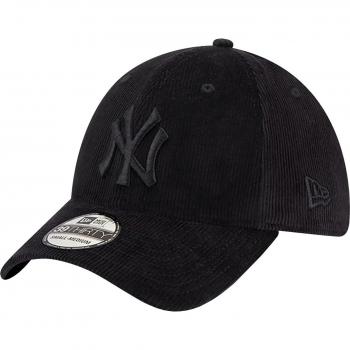 Gorra New Era Cord 39THIRTY de los New York Yankees, talla M/L, color negro para hombres