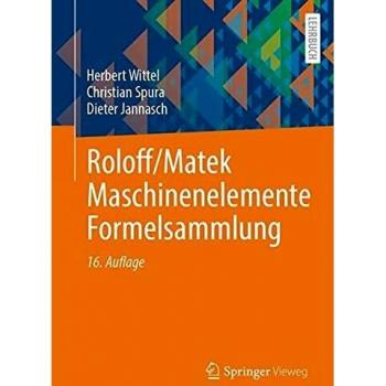 Roloff/Matek Maschinenelemente Formelsammlung