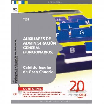 Auxiliares de Administración General del Cabildo Insular de Gran Canaria (funcionarios). Test
