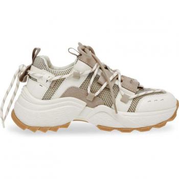 Baskets femme Steve Madden Tazmania beige mat