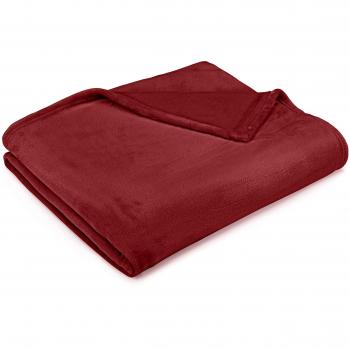 Coperta Lussuosa Bordeaux AmazonBasics 127×152 cm