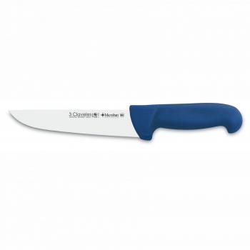 Cuchillo Profesional Carnicero Ancho 18 cm Microban Azul