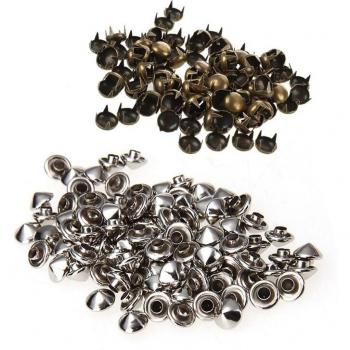 Set de 100 Remaches de Bronce 7 mm para Manualidades