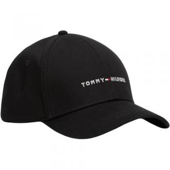 Thomas Hilfiger Baseballcap „TH Foundation“ – schwarzer Webstoff