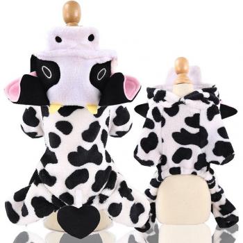 Small Puppy Cow Hoodie
