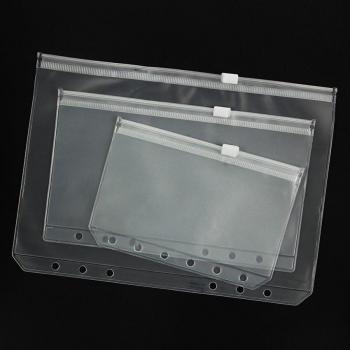 Sac de rangement en PVC, 3 pièces, pour produits de classement A5/A6/A7