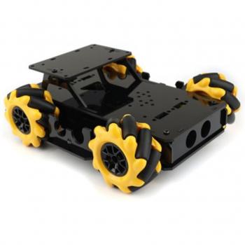 Rueda Omnidireccional 60 mm con Motor Tt 4WD y Carrito McNum