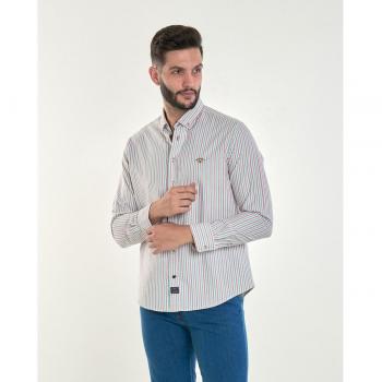 Camisa de hombre Spagnolo rayas multicolor