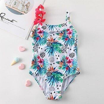 Bañador “Mariposa y Sol” – Estilo Floral Infantil