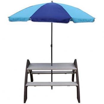 AXI Table de pique-nique Kylo avec parasol 119 cm