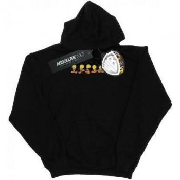 Felpa con Cappuccio Nera Looney Tunes per Bambine con Tweety
