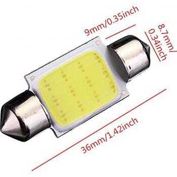 10Pcs 1.5W DC12V COB LED Plate Lamps