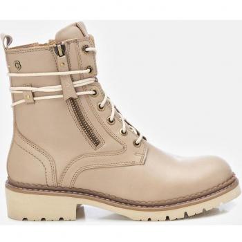 Bota Militar De Mujer Carmela 161028 Beige