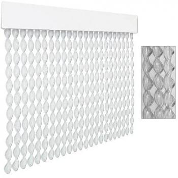 Cortina de puerta de cordones espiral cristal 90 x 210 Tambre 20201d